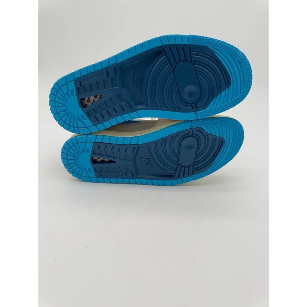 Nike Air Jordan 1 High Zoom CMFT 2-Sail/DK Powder Blue/M-‎ 7.5/W-9 New w/Box